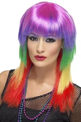 Smiffys Rainbow Rocker Wig Rainbow • £5.30