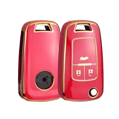 $27.99 • Buy TPU Flip Remote Key Fob Cover Case Holder For Holden For Buick For Chevrolet Red