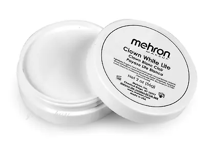 Mehron Makeup_clown White Light_professional Stage  Face Body Cream Paint_2.oz. • $9.95