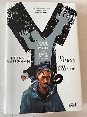 Y THE LAST MAN BOOK ONE Brian K. Vaughan 2008 Deluxe Edition HARDCOVER • $46.50