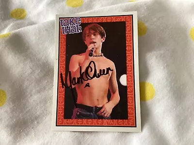 Mark Owen Signed Take That NMME Card. • £6