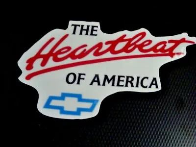 Nice Vintage Chevrolet Sticker Die Cut The Heartbeat Of America  • $6