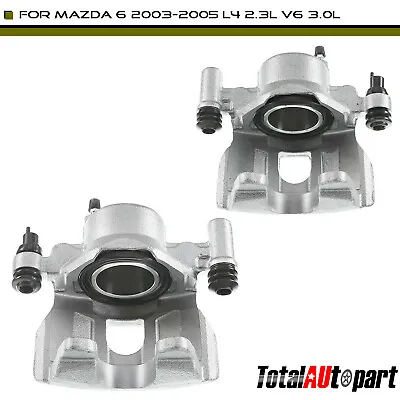 2Pcs Disc Brake Caliper Front Left & Right For Mazda 6 2003-2005 L4 2.3L V6 3.0L • $74.56