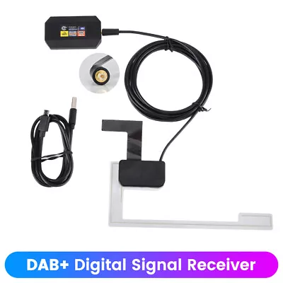 Car Digital DAB+Adapter Tuner Radio Box USB Receiver Antenna For Android Stereo • £35.99