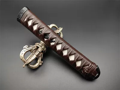 Japanese Sword Hilt Large Arabesque Edge Head Dragon Menu Mekugi For Iaido • $69.84