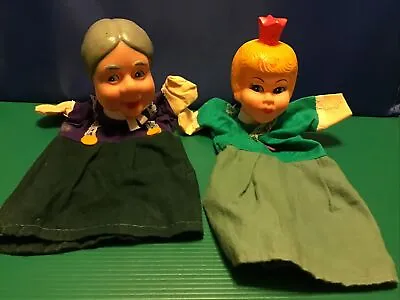 $12 • Buy Mr Rogers Neighborhood Vintage Rubber Head  Grandma/Princess Hand Puppets #L1028