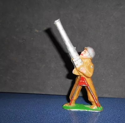 Vintage Toy Barclay Manoil 1930's / 40's Lead Military Soldier  ( Repainted ) • $11