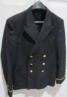 US Navy Dress Uniform Jacket Size 38 S Short Military Officer Coat 38S • $59.99