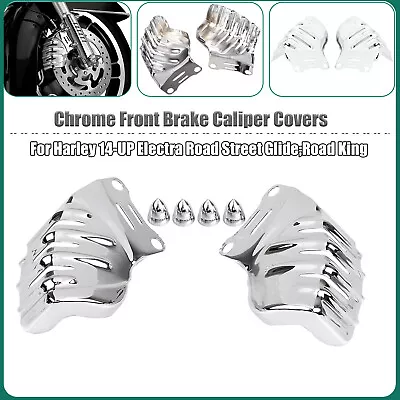 $68.98 • Buy Front Brake Caliper Insert Set Cover For Harley Touring Road Street Glide V-Rod