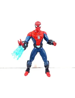 Marvel Spiderman 10 Inch Talking Lights 2012 Hasbro Electroweb Spining Action • $22.90