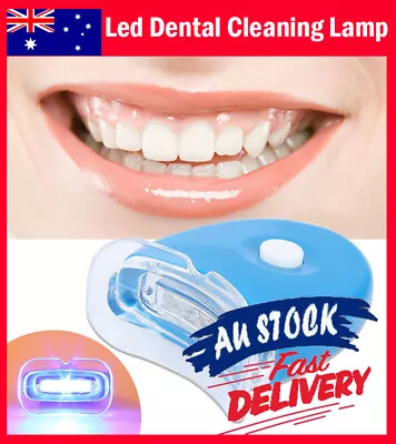 $10.52 • Buy LED Laser Teeth Whitening Light Mouth Tray Detox Smile Dental Gel Tooth White AU