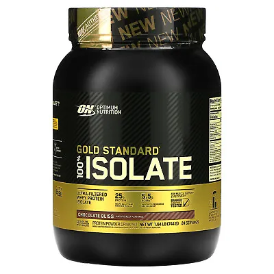 Gold Standard 100% Isolate Chocolate Bliss 1.64 Lb (744 G) • $45.74