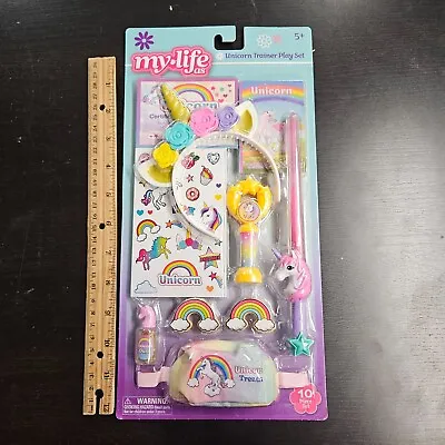 My Life As UNICORN TRAINER Play Set For 18  Dolls 10 Piece Accessories Set NEW! • $15.17