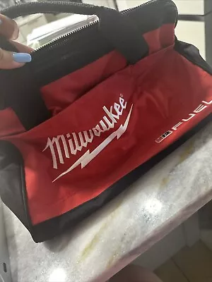 New Milwaukee M12  FUEL  13  X 10  X 9 Canvas Drill Tool Bag/Case For • $10