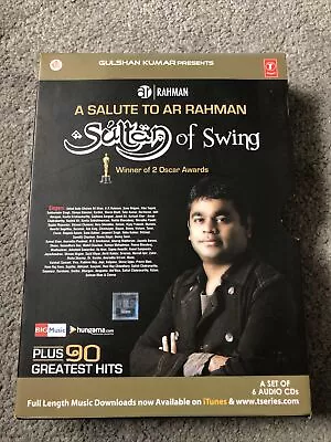 A Salute To Ar Rahman Sultan Of Swing 6 Cd Audio Set - Vgc • £19.95