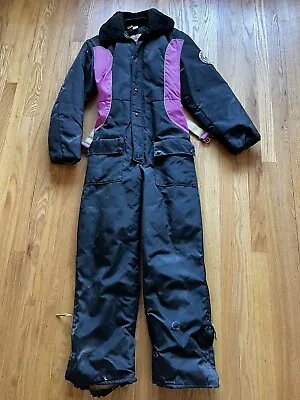 Vintage Snowmobile Suit Sled Snow Outfit Coat Jacket Pants Walls Blizzard Sm • $44.99