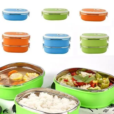 $24.65 • Buy Portable Insulation Thermo Thermal Stainless Steel Lunch Box Food Container