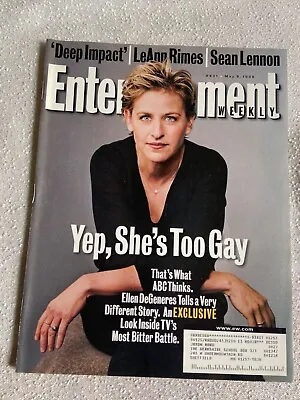 ENTERTAINMENT WEEKLY Magazine May 8 1998 #431 Ellen DeGeneres Bitter Battle ABC • $11