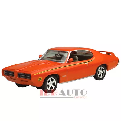 Motormax 1969 Pontiac Gto Judge Orange 1/24 Diecast Model Car 73242 • $13.09
