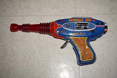 Vintage 1960’s SHUDO JAPAN AstroRay Tin Space Gun Ray Gun Made In Japan • $29.99