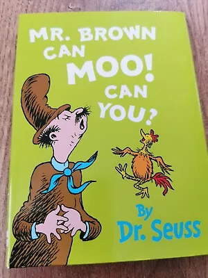 MR BROWN CAN MOO! CAN YOU? - DR. SEUSS - Hardback - MINI EDITION • £4.19