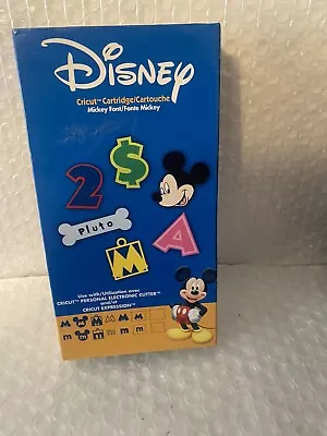 Cricut Cartridge Mickey Font 29-0381 Disney Link Status Unknown • $25