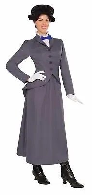 English Nanny Mary Poppins Adult Costume Standard Size • $47.99