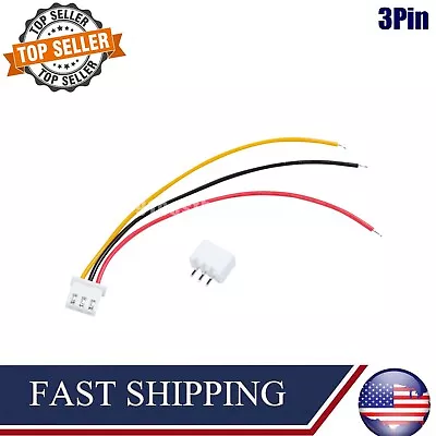 JST XH2.54mm 3 Pin Singleheaded Wire Cable Connector Set Male Female PCB 20cm • $6.42