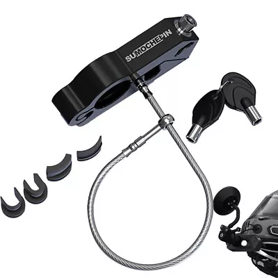 Anti-theft Motorcycle Throttle Lock Brake Locks Power Grip Helmet Handle Horn • $35