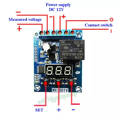 Voltage Detection Module Relay Switch Charging Discharge Monitoring Protection • $6.50