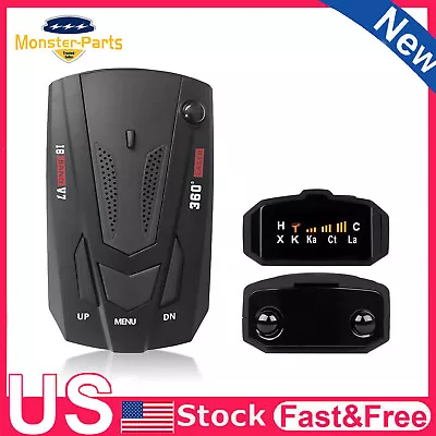 Car Anti-Police 360° GPS Speeding Laser Radar Detector Voice Alert Broadcast • $15.99