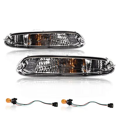 Fit For 90-97 Mazda Miata MX-5 Bumper Mounted Marker Signal Parking Light Pair • $21.39