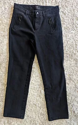 £25 • Buy Mac Collection Amy Black Jeans Zip Pockets W38 L26