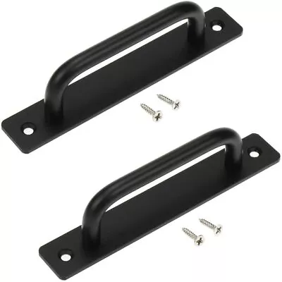 2Pc Heavy Duty Alloy Sliding Barn Door Handle Pull Flush Hardware Drawer Pulls • $10.99