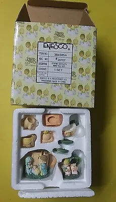 Precious Moments Enesco Nativity Mini Tea Set  1998 11 Piece Set Collectible • $28