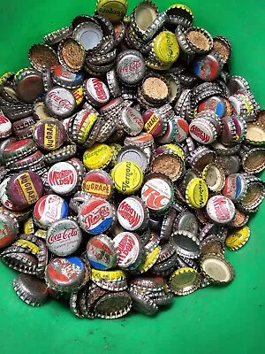 Lot X 50 Vintage Soda Pop Bottle Caps Cork Lined 1940s-80s Coke Dew Pepsi Cola • $12.50