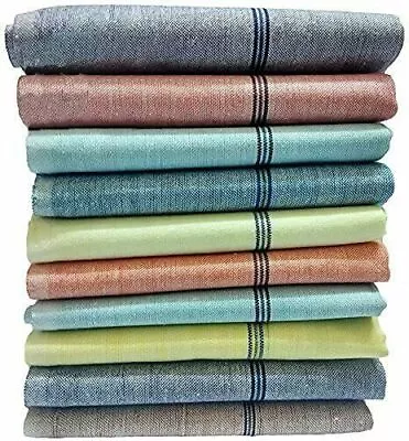 (Pack Of 6) 100% Safari Cotton Premium Collection Handkerchiefs Hanky For Men • $13.33