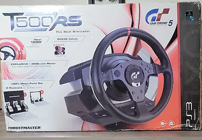 Thrustmaster T500 RS V.5 Sim Racing Wheel With T500 Pedal Set IN BOX • $380