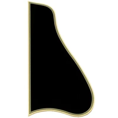 NEW Pickguard For Gibson L-5 Cutaway Cream Binding 8 Inches In Length - BLACK • $51.61