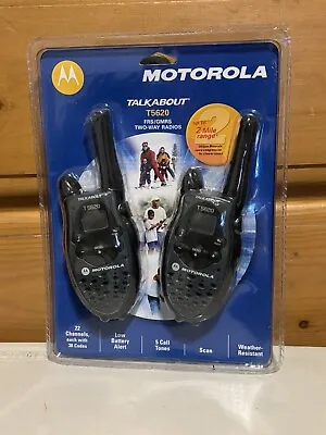 Motorola Walkie Talkie 2 Way Radio Talkabout T5620 Brand New • $99.95