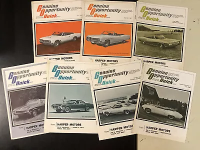 Seven 1967-69 BUICK GENUINE OPPORTUNITY PARTS NEWS Magazines SKYLARK RIVIERA  • $19.95