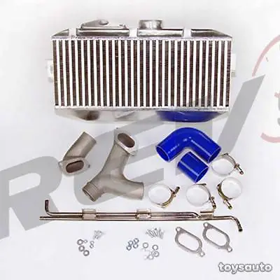 Rev9 Top Mount Intercooler Large Size +Y Pipe +AC Line For Subaru WRX STi 02-07 • $280