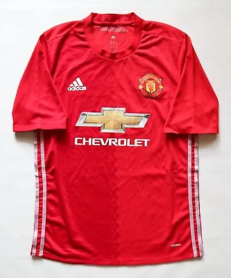 Manchester United 2016/2017 Home Player Issue Shirt Jersey Adizero Adidas Men Xl • $69.99