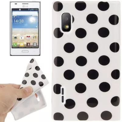 Protective Cover Design Backcover Case Dotted For Lg Optimus L5/E610 - Shirt Top • £13.06