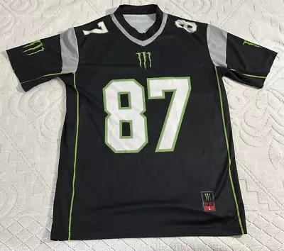 RIDELL Monster Energy Drink Rob Gronkowski Gronk #87 Promo Jersey Men's Large • $50