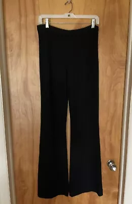 Missoni Black Ponte Knit Pants Flare Leg Size 6 US 40 EU • $19.50