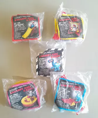 1989 McDonalds RAGGEDY ANN & ANDY Happy Meal Toys Complete Set Of 4 + U3  SEALED • $22