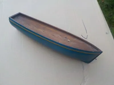 Vintage Wooden Model Pond Yacht Boat Hull • $39.79