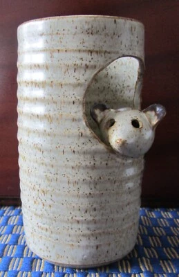 £5.99 • Buy Vintage 1970s Studio Art Pottery Mouse Vase By GRAYSHOTT Pottery