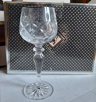 EDINBURGH Crystal - STIRLING Cut - Hock Wine  Glasses - 6 1/2  (2nd) - Set Of 6 • £28